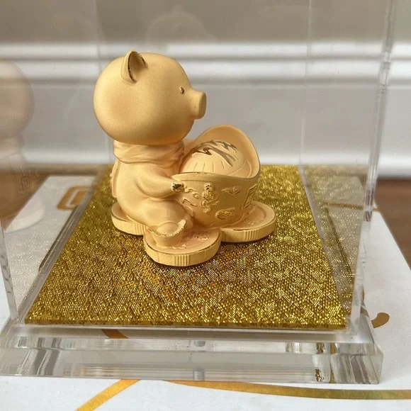 Cathay Bank Gold Plated 2019 Pig - Picture 5 of 8